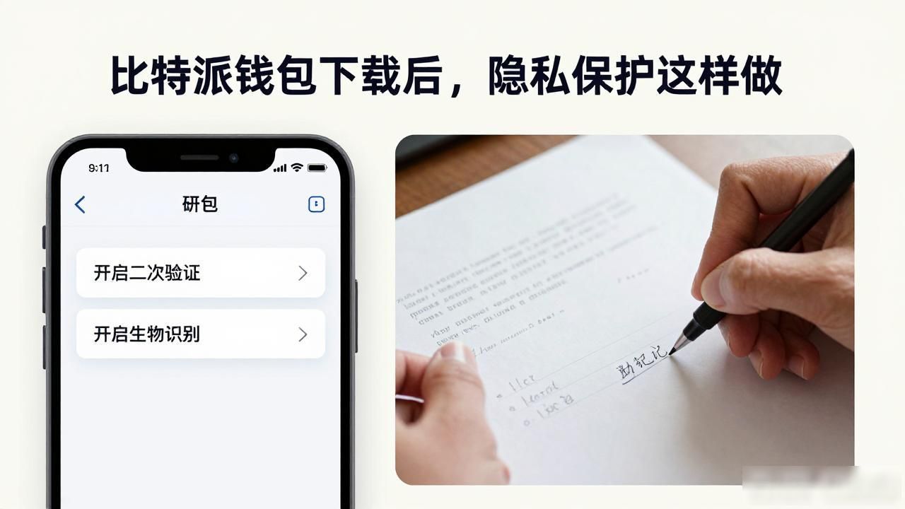 比特派钱包下载后，隐私保护这样做