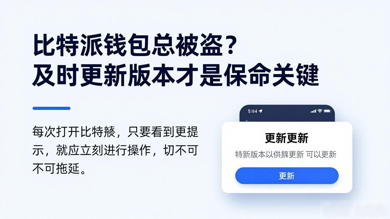 比特派钱包总被盗？及时更新版本才是保命关键