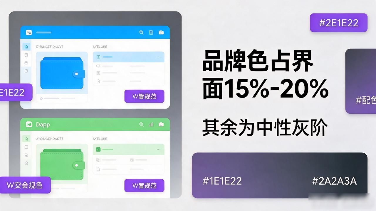 数字货币颜色调色实操，交易所钱包DeFi项目配色别再乱来了