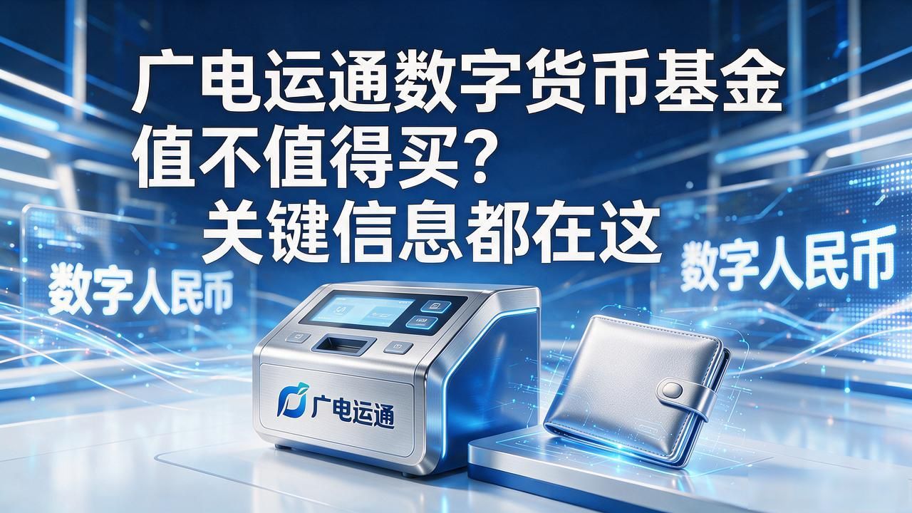 广电运通数字货币基金值不值得买？关键信息都在这