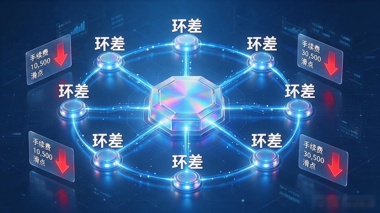 数字货币八角套利实操详解：环差怎么找、手续费怎么扣、滑点怎么控