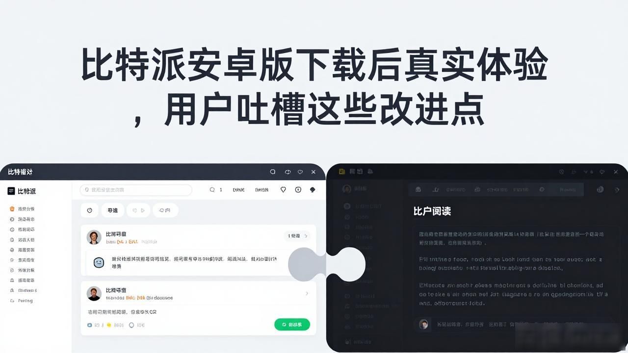比特派安卓版下载后真实体验，用户吐槽这些改进点