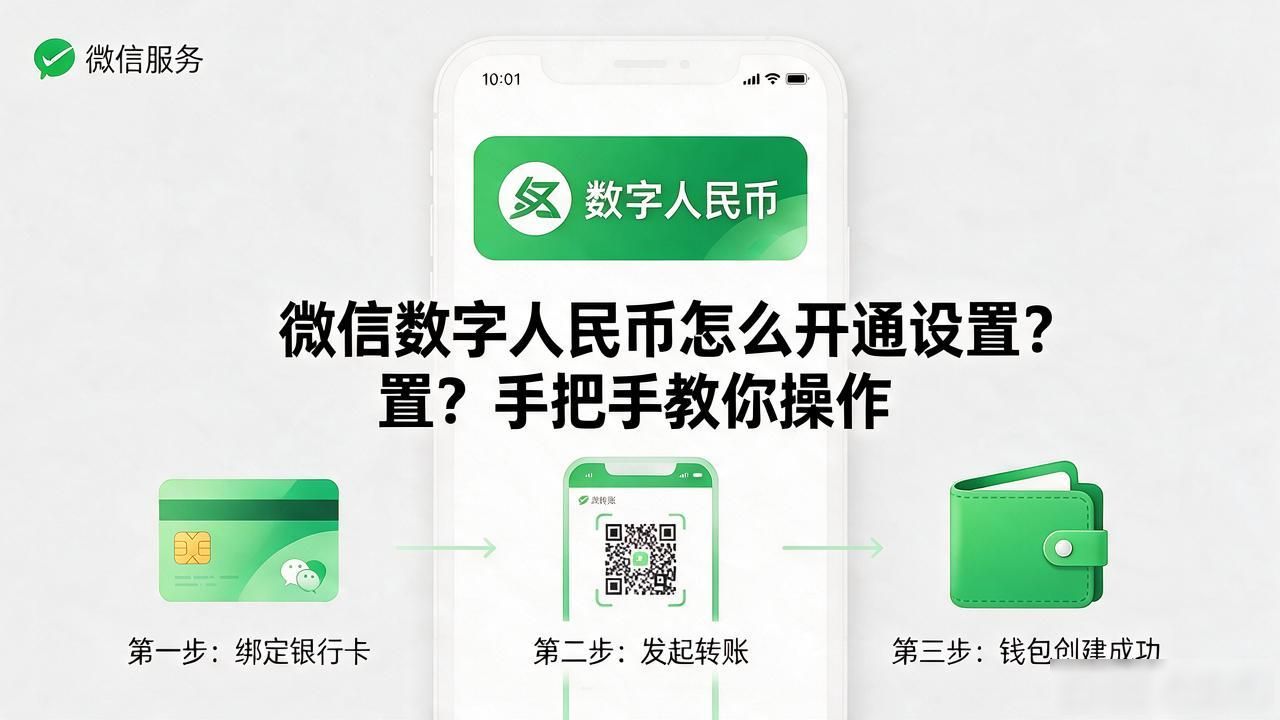 微信数字人民币怎么开通设置？手把手教你操作