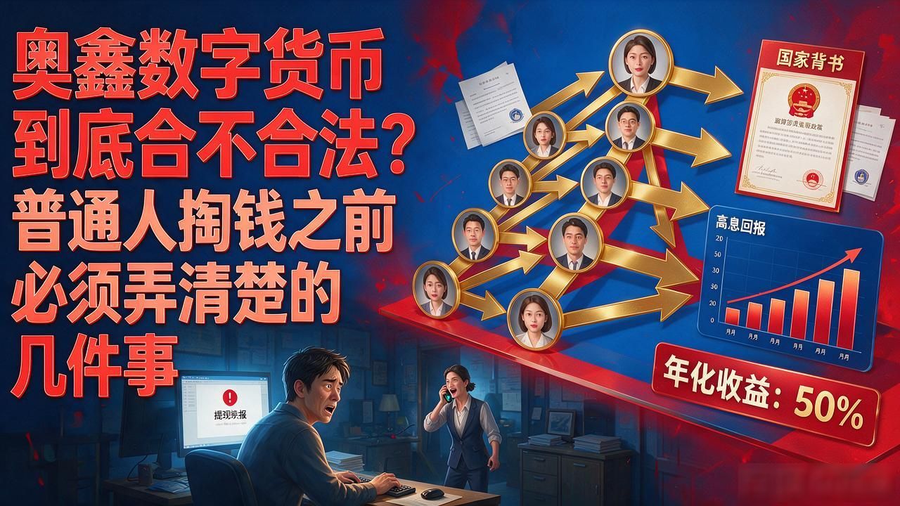 奥鑫数字货币到底合不合法？普通人掏钱之前必须弄清楚的几件事