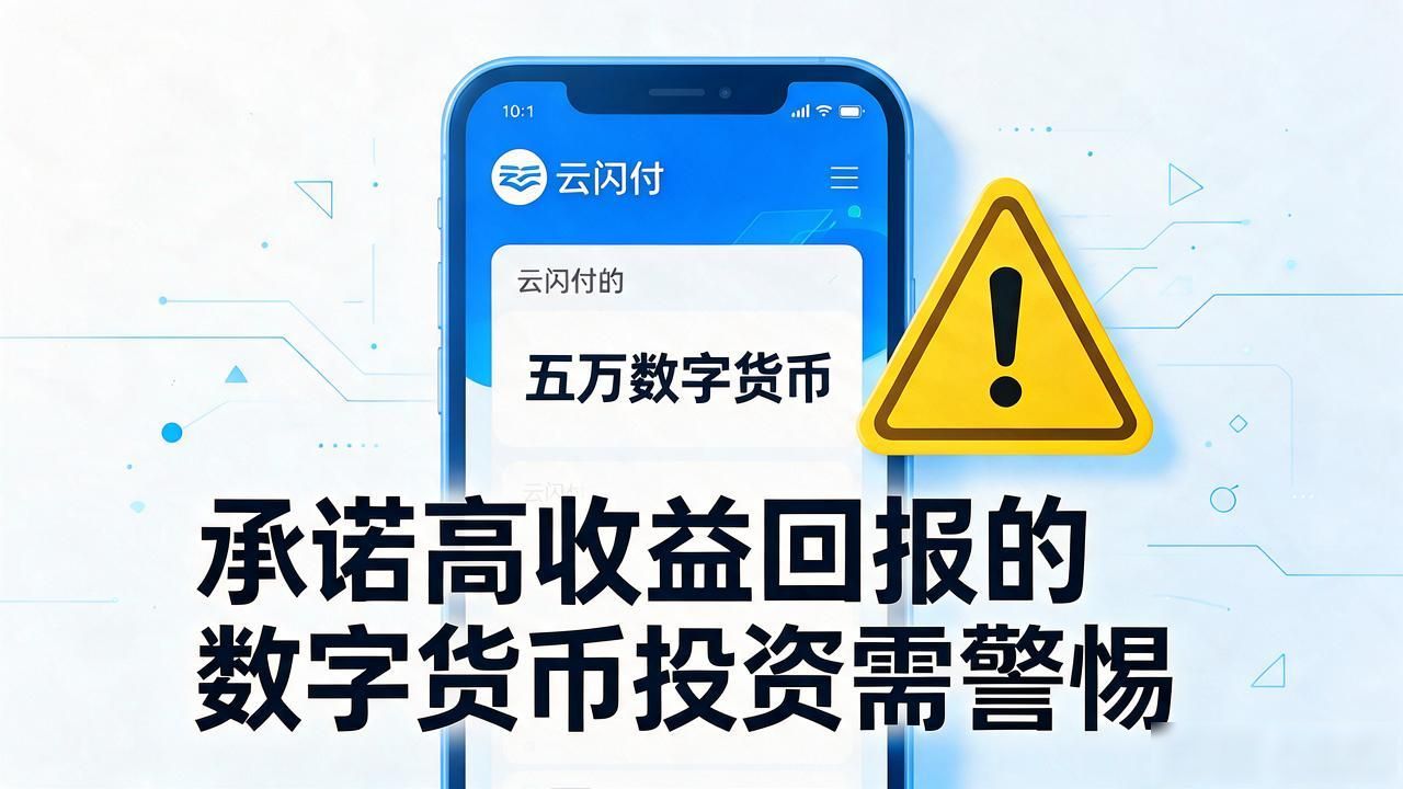云闪付五万数字货币靠谱吗？一文讲清楚
