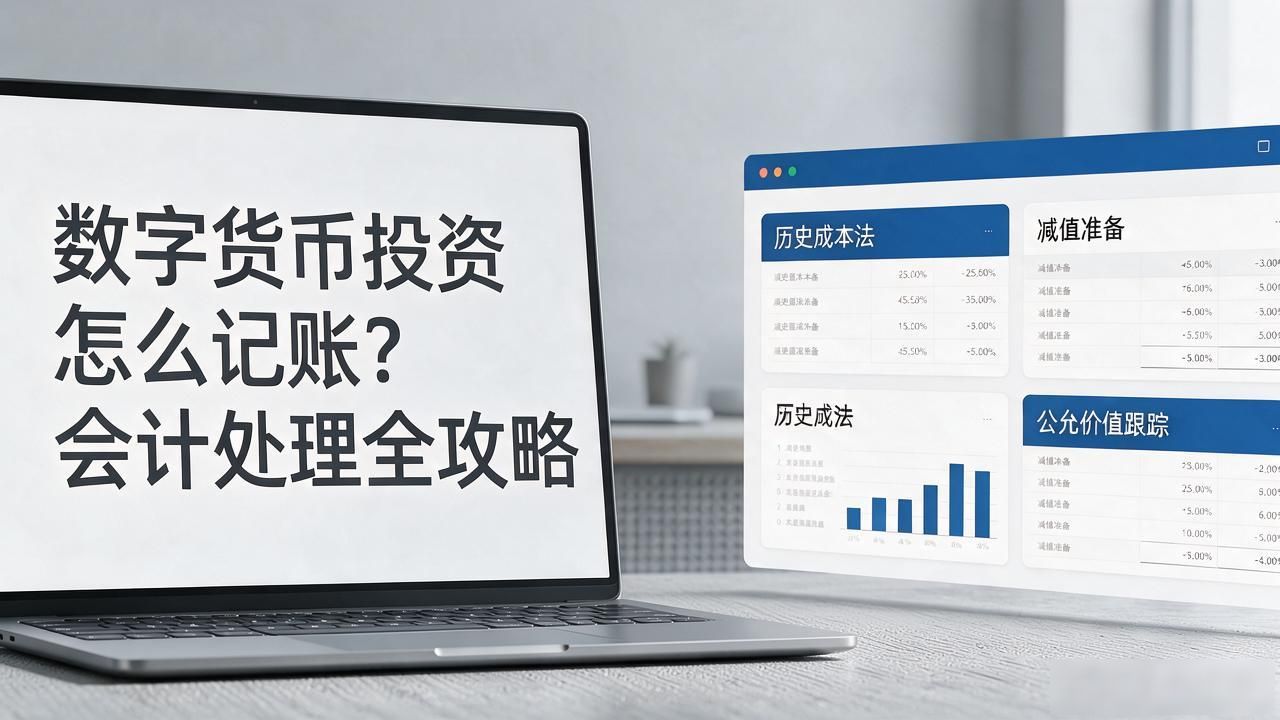 数字货币投资怎么记账？会计处理全攻略