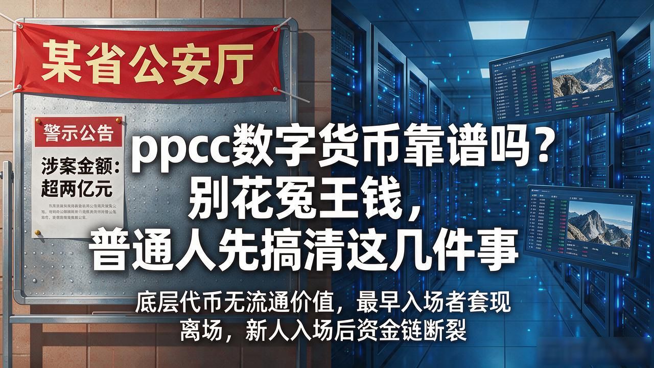 ppcc数字货币靠谱吗？别花冤枉钱，普通人先搞清这几件事