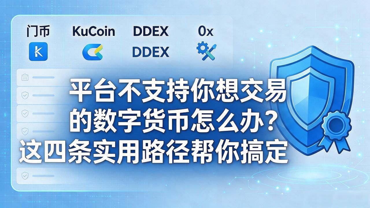 平台不支持你想交易的数字货币怎么办？这四条实用路径帮你搞定