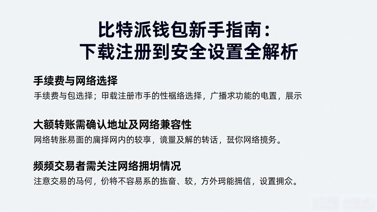 比特派钱包新手指南：下载注册到安全设置全解析
