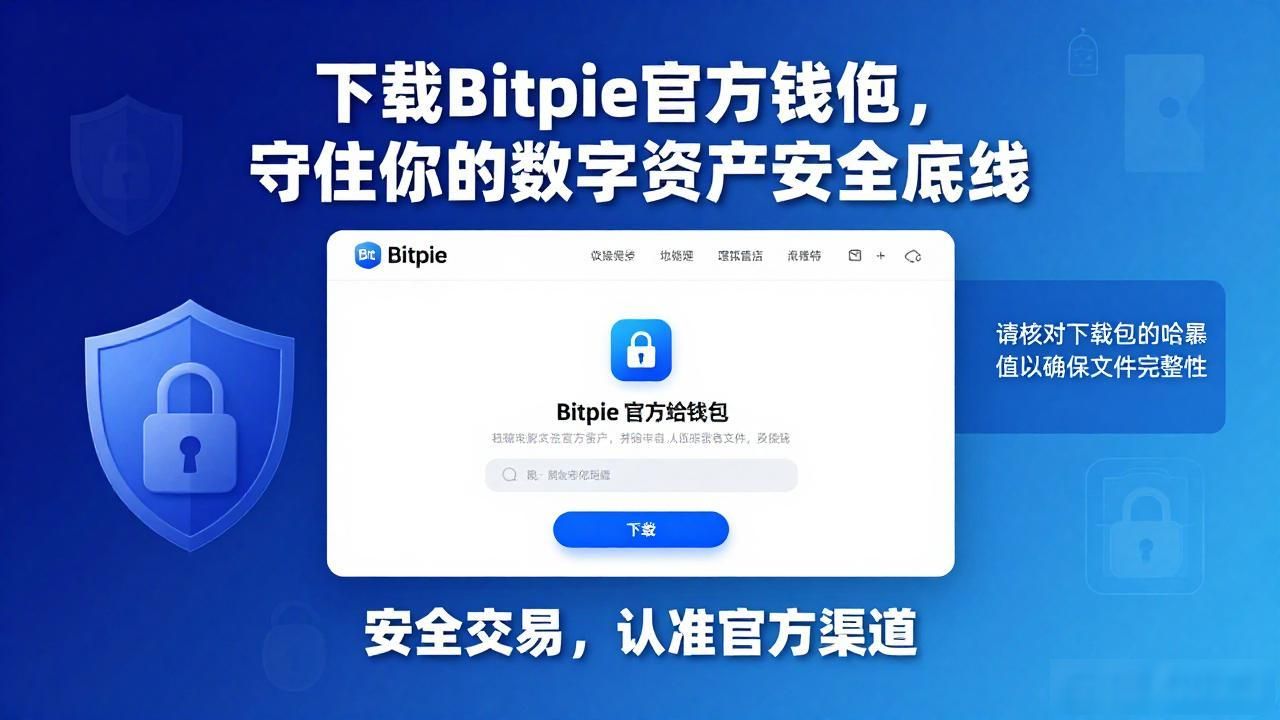 下载Bitpie官方钱包，守住你的数字资产安全底线