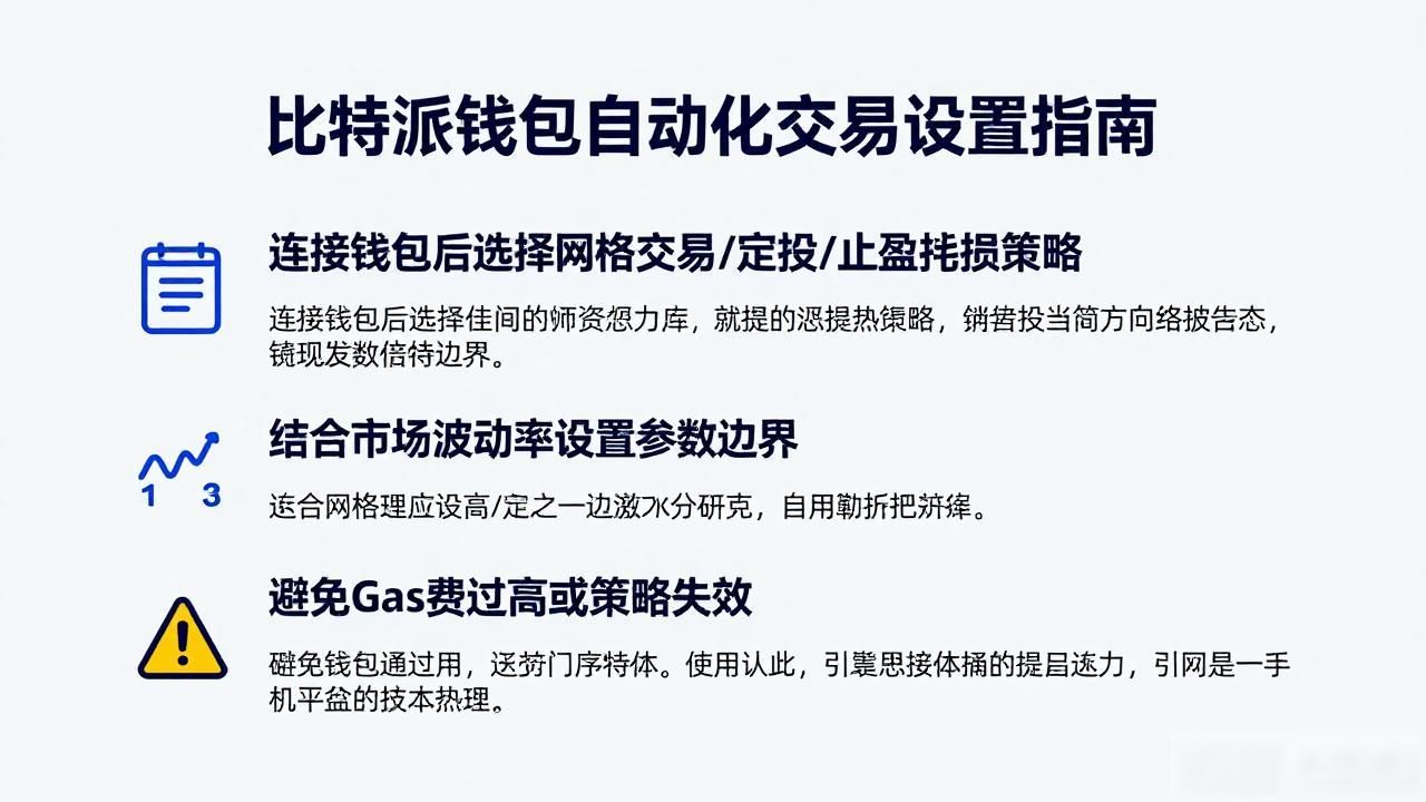 比特派钱包自动化交易设置指南