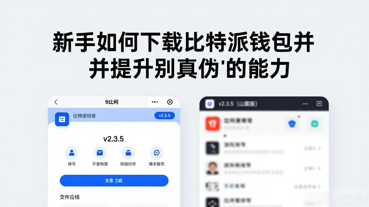 新手如何下载比特派钱包并提升辨别真伪的能力