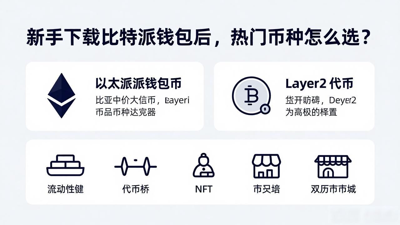新手下载比特派钱包后，热门币种怎么选？
