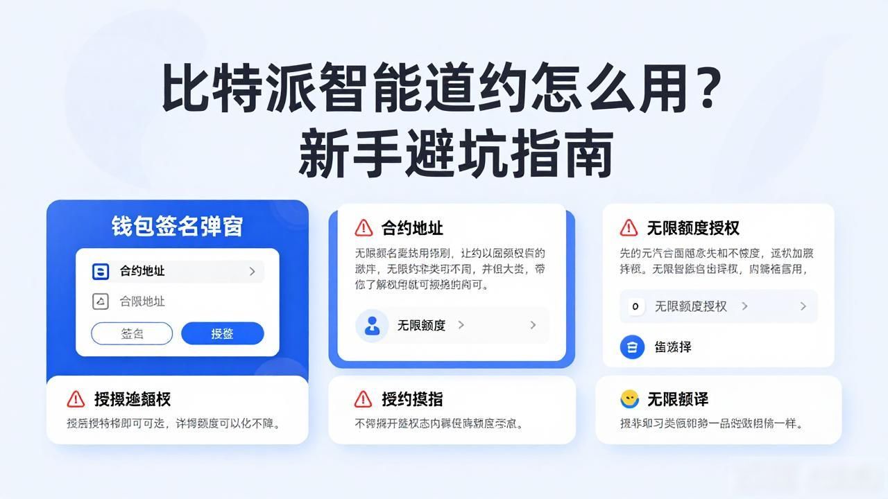 比特派智能合约怎么用？新手避坑指南