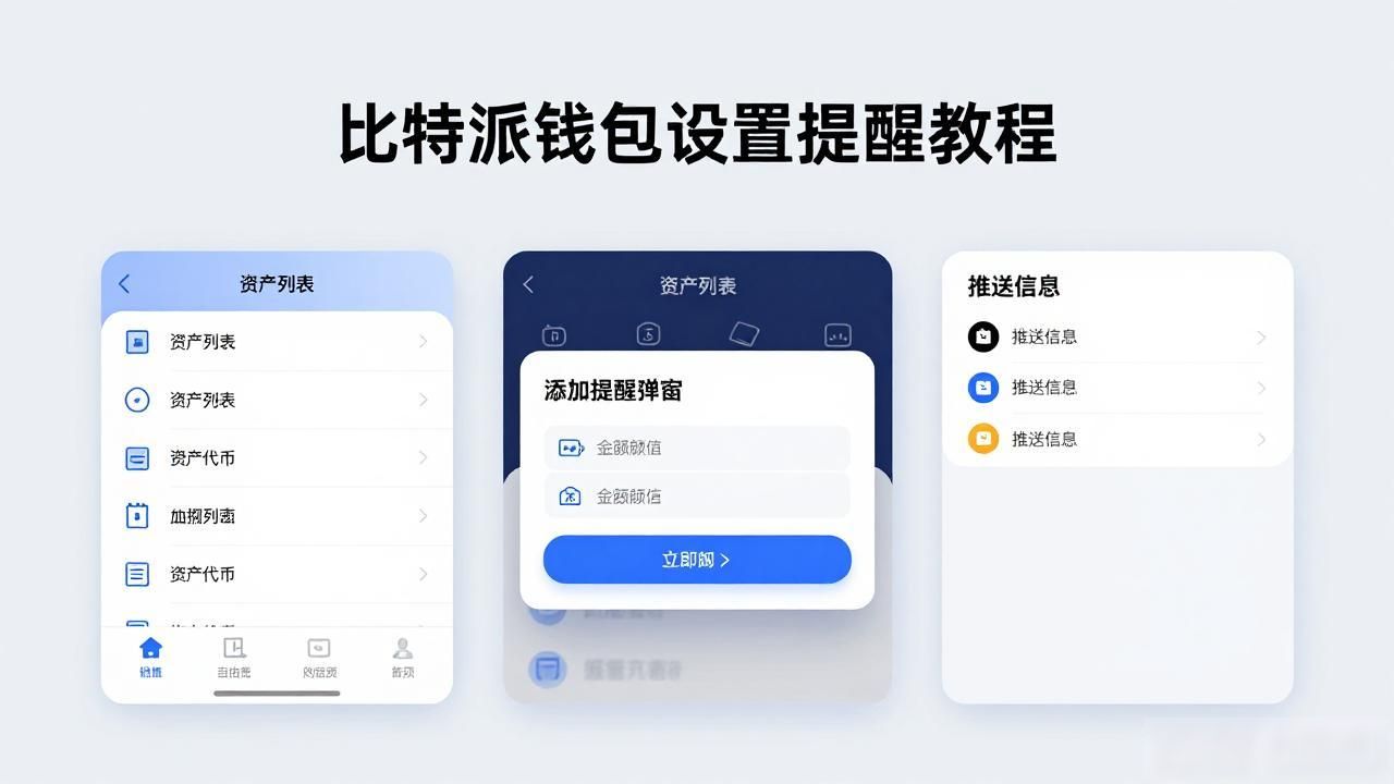 比特派钱包设置提醒教程