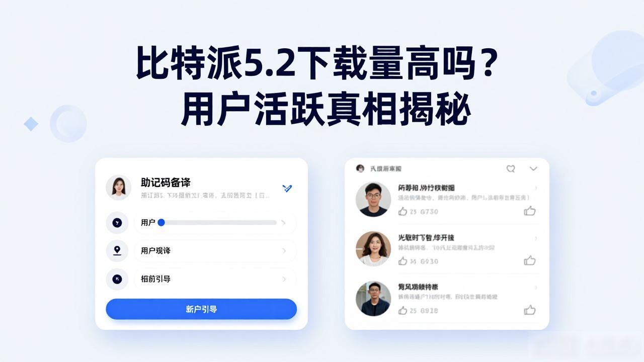 比特派5.2下载量高吗？用户活跃真相揭秘