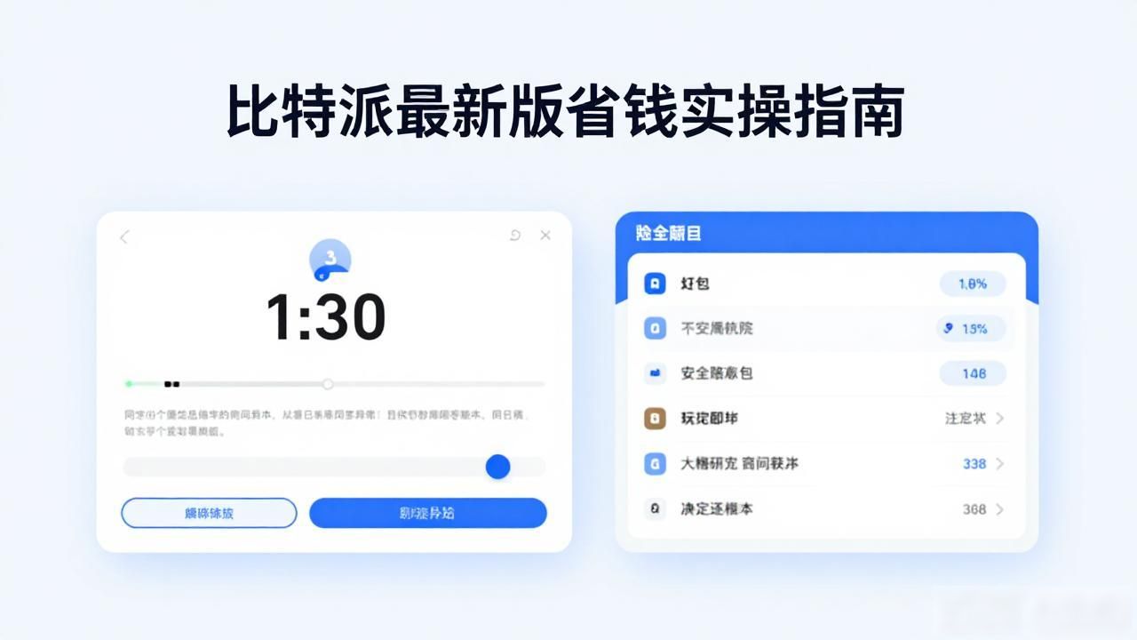 比特派最新版省钱实操指南