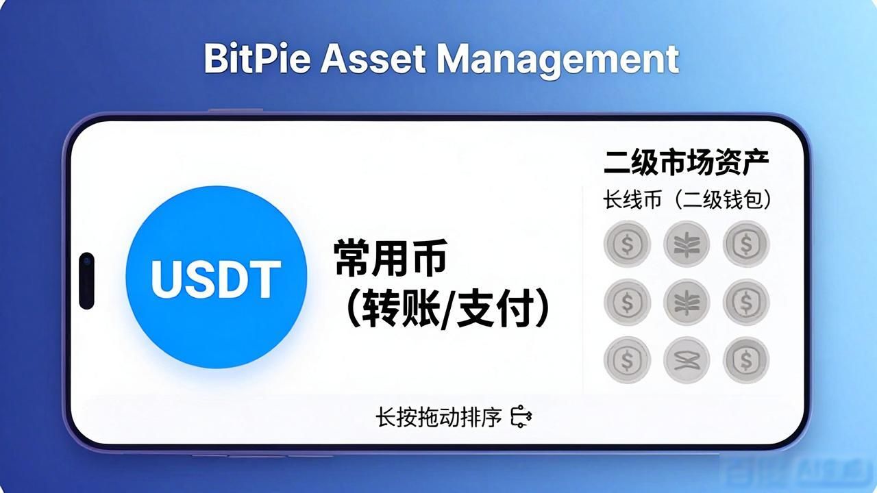 比特派资产划分教程：三步搞定币种分类