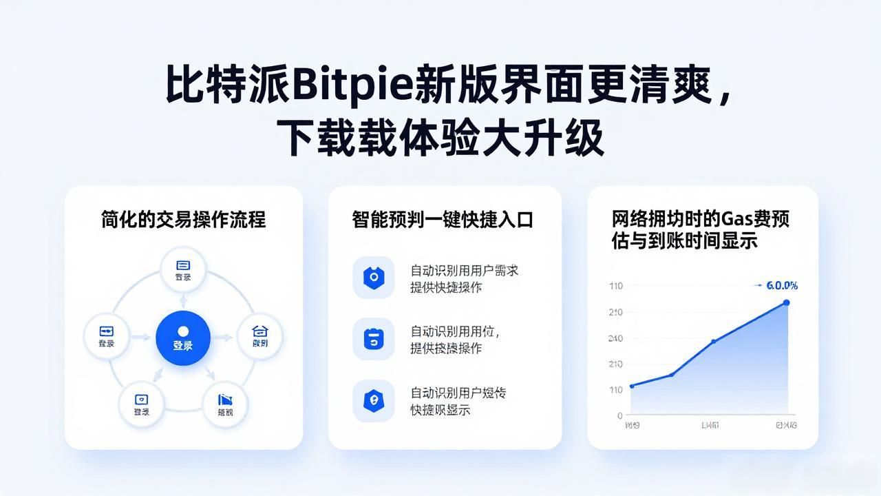 比特派Bitpie新版界面更清爽，下载体验大升级