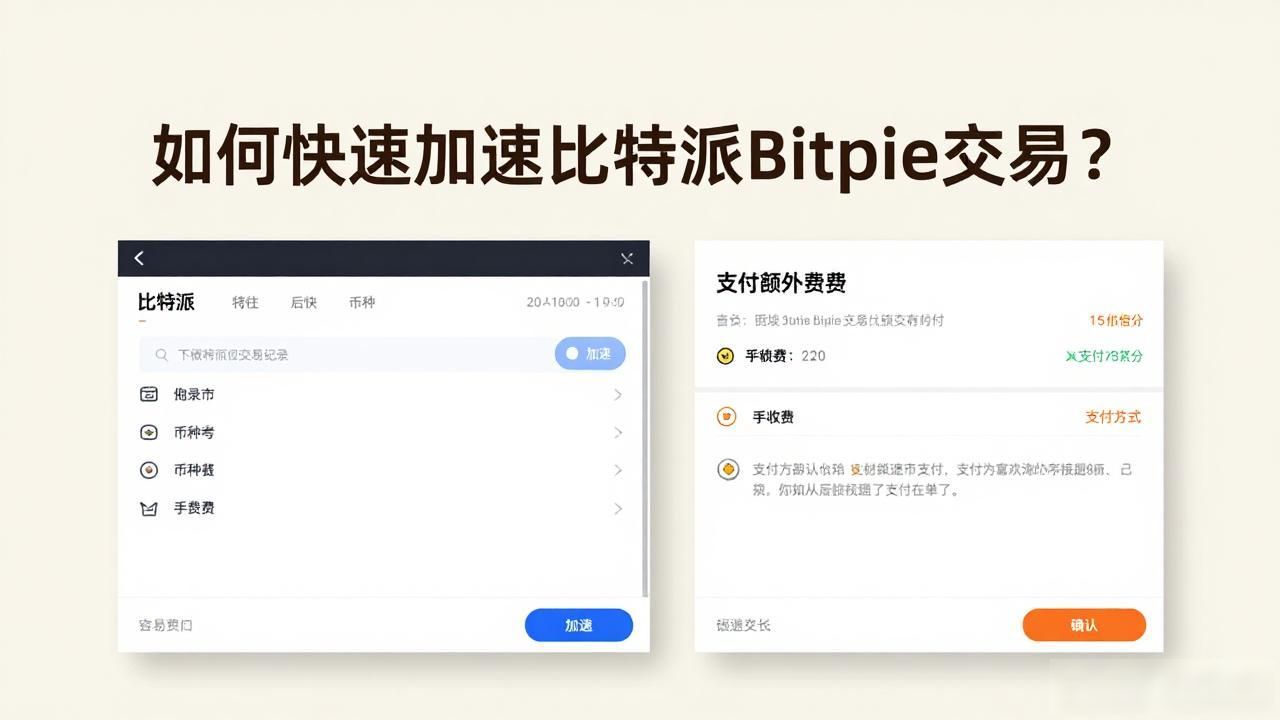 如何快速加速比特派Bitpie交易？