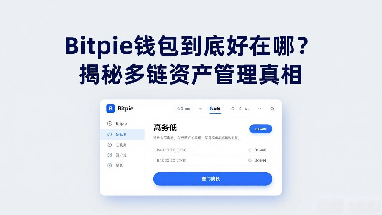 Bitpie钱包到底好在哪？揭秘多链资产管理真相