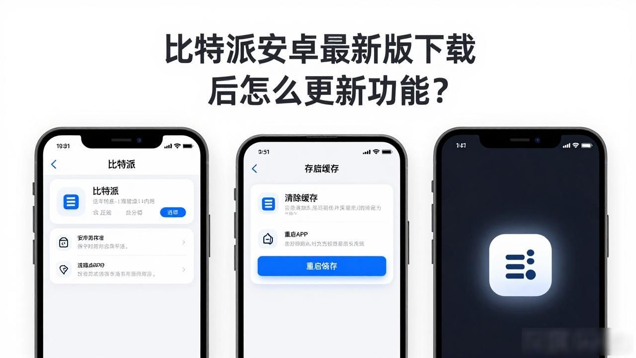 比特派安卓最新版下载后怎么更新功能？