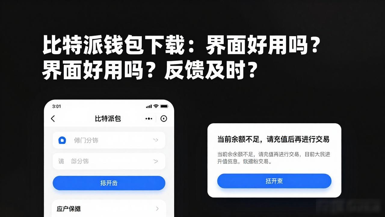 比特派钱包下载：界面好用吗？反馈及时吗？