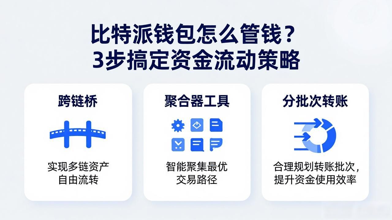 比特派钱包怎么管钱？3步搞定资金流动策略