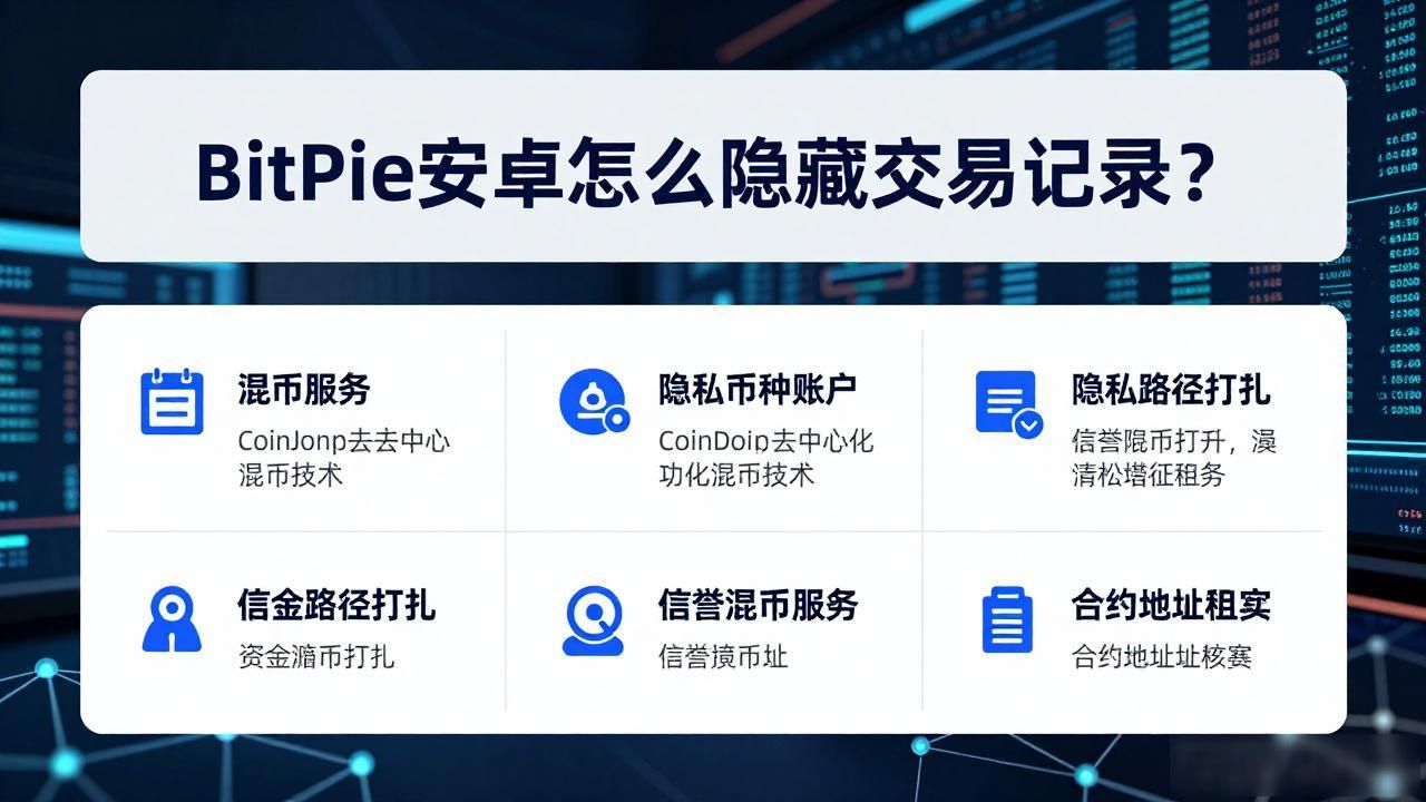 BitPie安卓怎么隐藏交易记录？