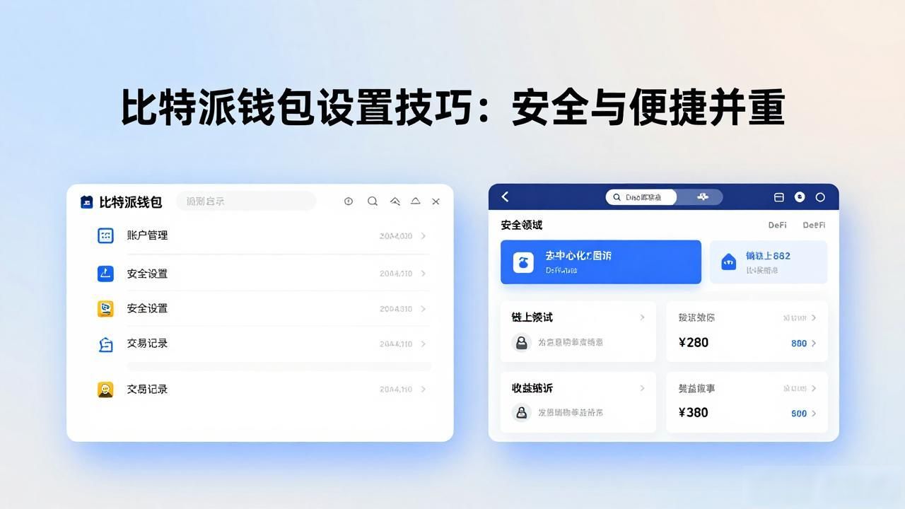 比特派钱包设置技巧：安全与便捷并重
