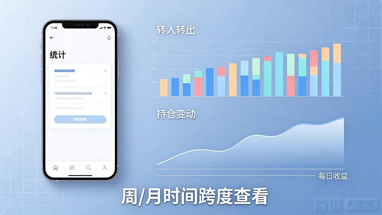 比特派钱包收益统计步骤