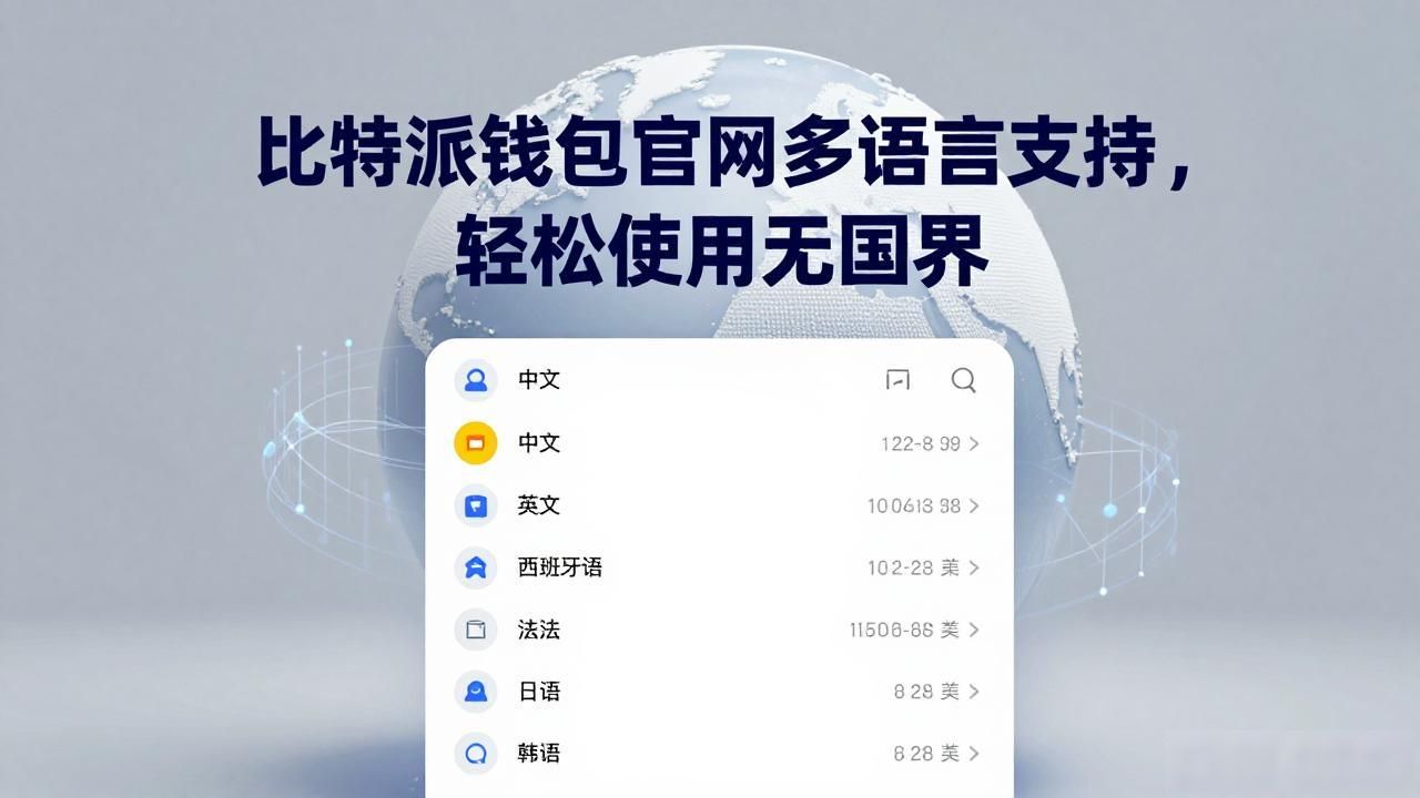 比特派钱包官网多语言支持，轻松使用无国界