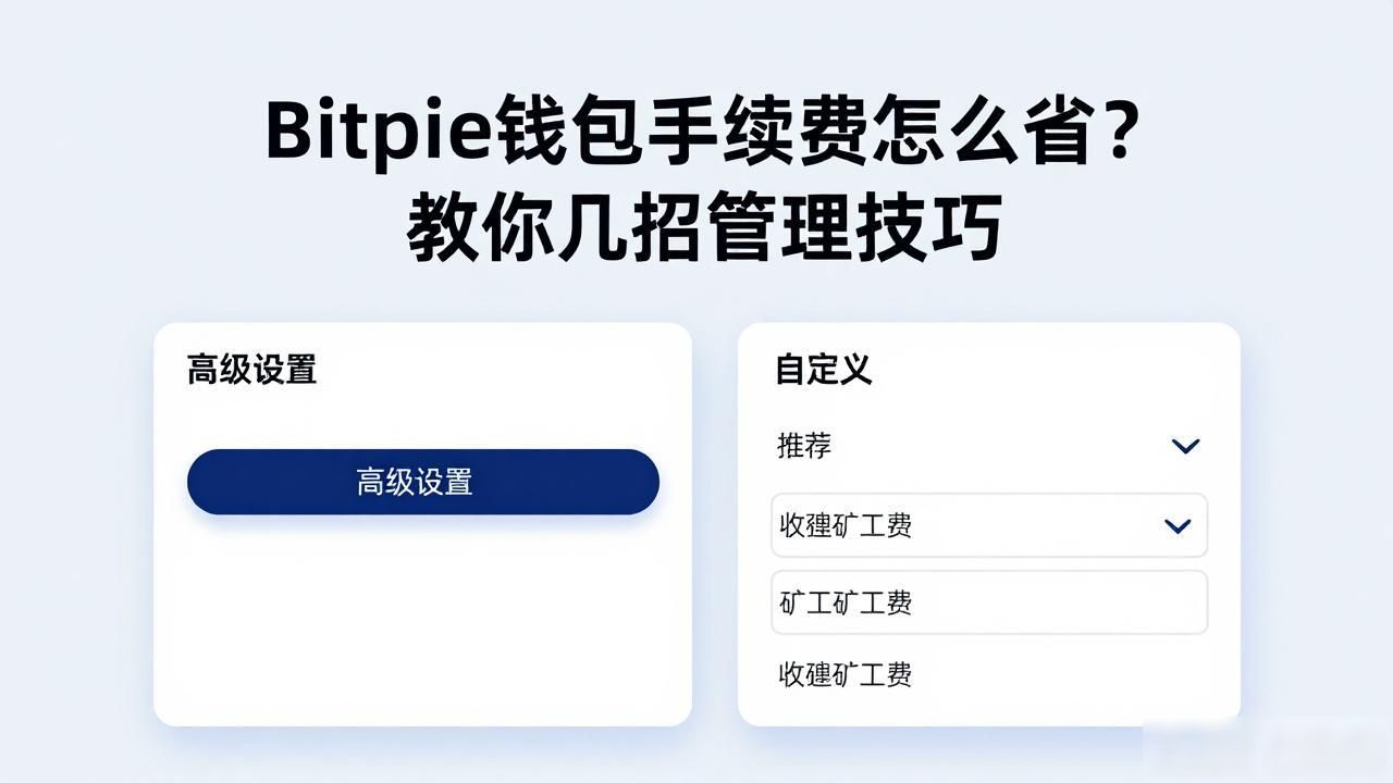 Bitpie钱包手续费怎么省？教你几招管理技巧