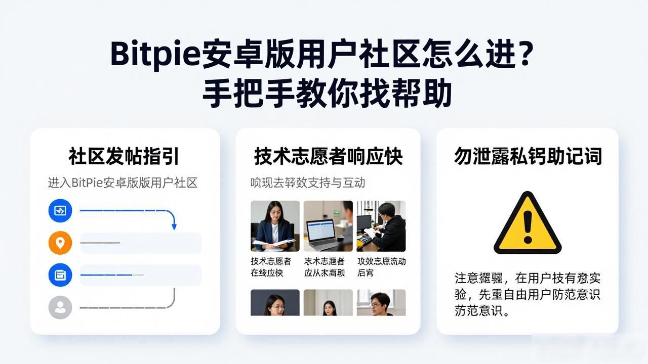 Bitpie安卓版用户社区怎么进？手把手教你找帮助