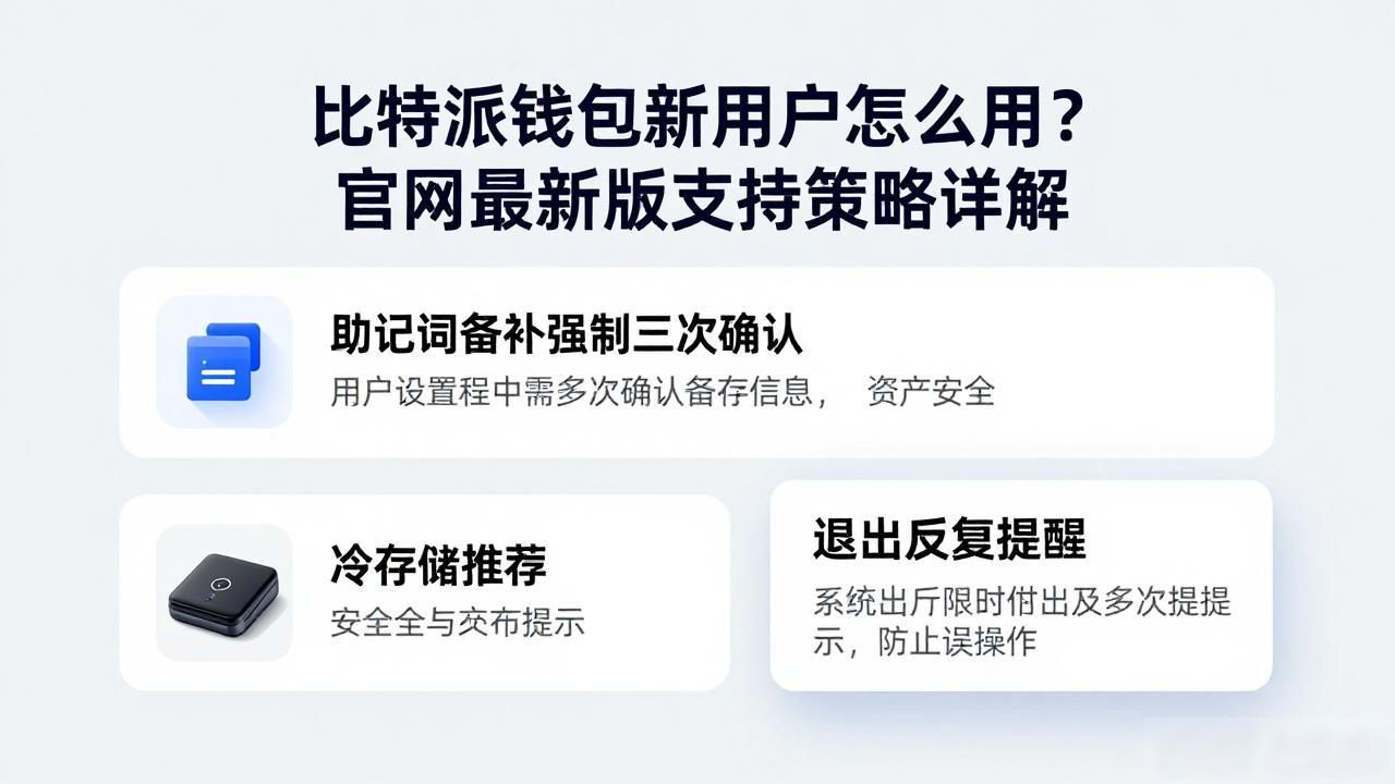 比特派钱包新用户怎么用？官网最新版支持策略详解