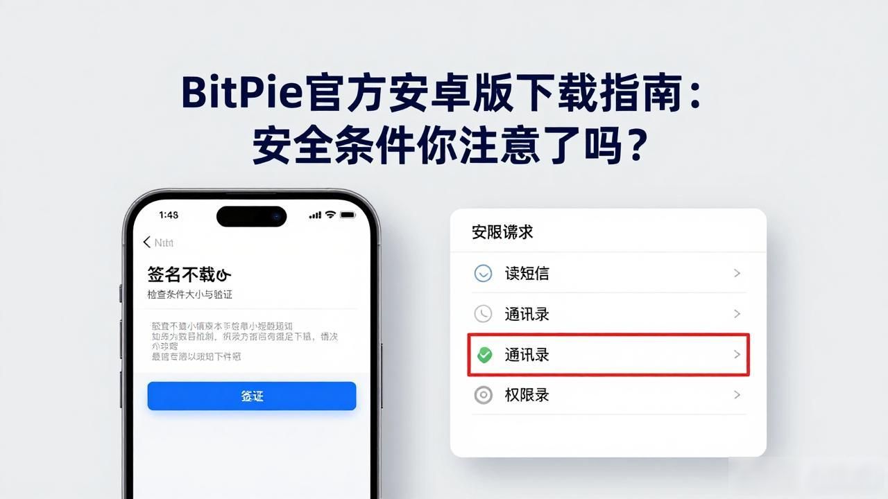 BitPie官方安卓版下载指南：安全条件你注意了吗？