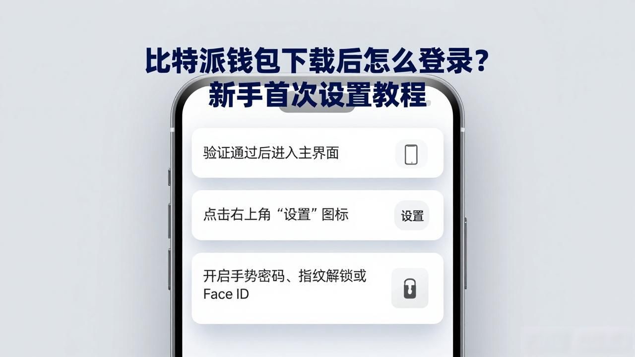 比特派钱包下载后怎么登录？新手首次设置教程