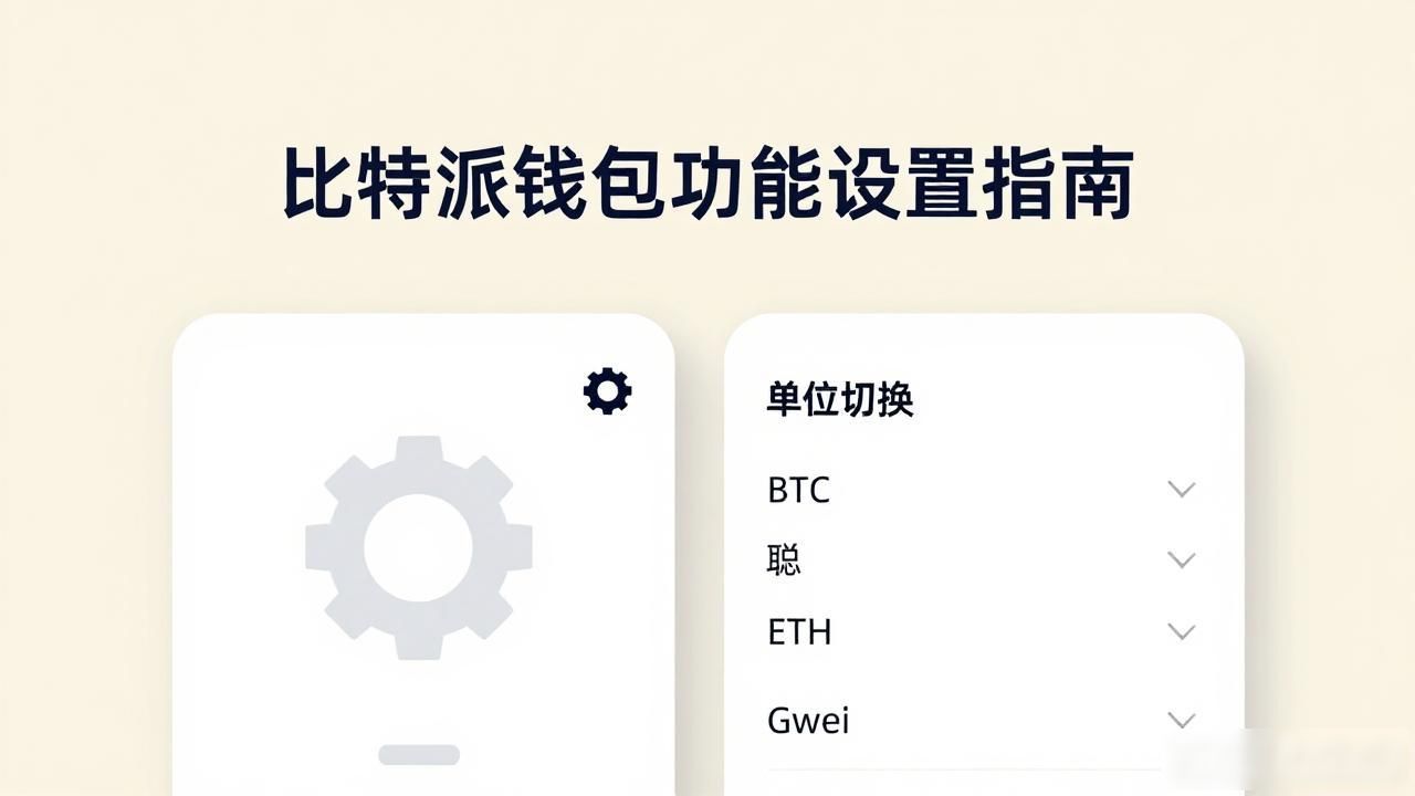 比特派钱包功能设置指南