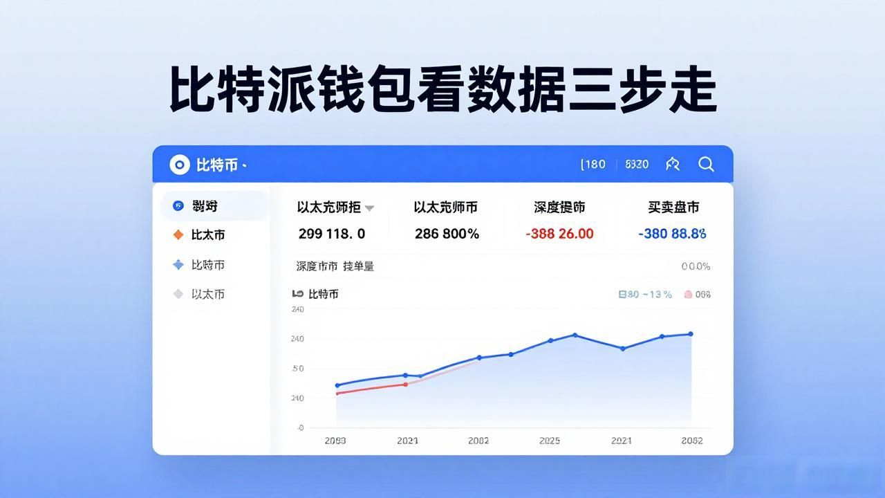 比特派钱包看数据三步走