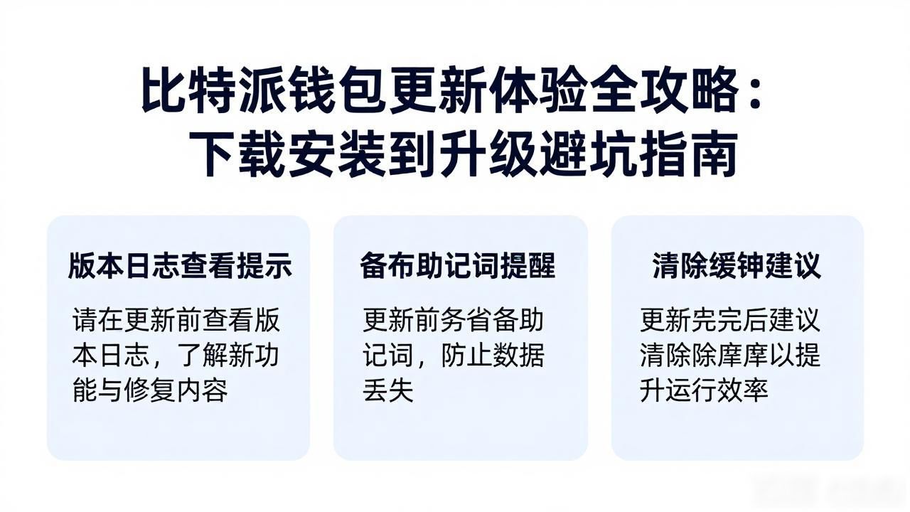 比特派钱包更新体验全攻略：下载安装到升级避坑指南